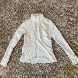 White Lululemon Zip-up Jacket